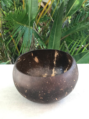 Jumbo coconut bowl - polished