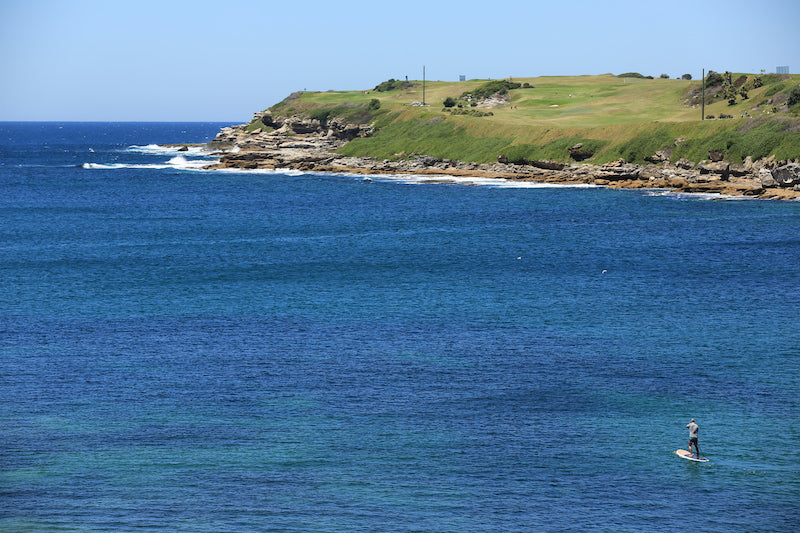 Paddleboarding at Sydney's Malabar Beach