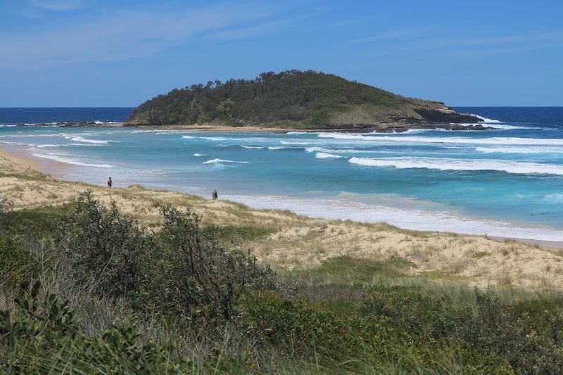 Looking east towards Crampton Island at Tabourie Lake