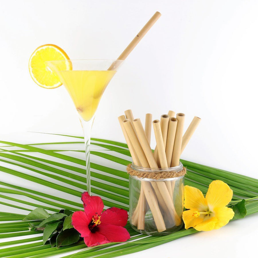 Reusable bamboo drinking straws - OZBEACHES