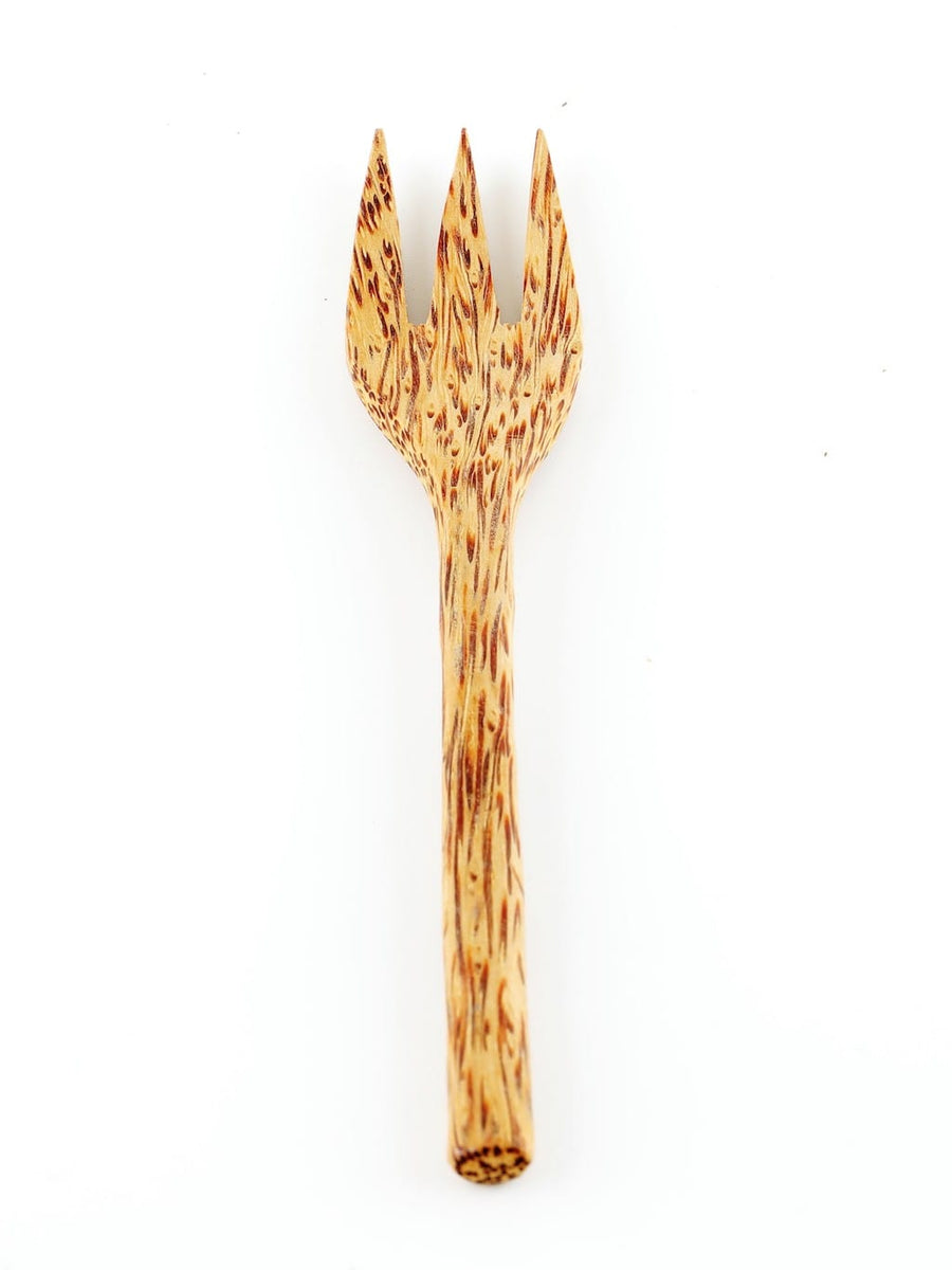 OZBEACHES - coconut wood cutlery pack (fork and spoon)