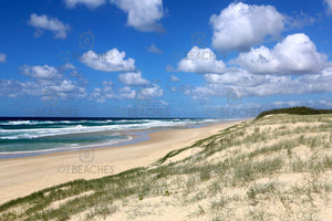 Photograph of a clear sunny day at Main Beach, Point Lookout on North Stradbroke Island QLD